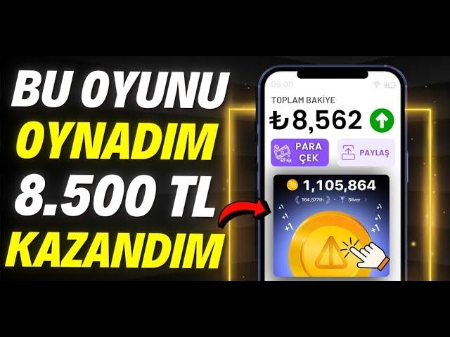 YENİ OYUNU DENEDİM: BİR GÜNDE 8500 TL PARA ÇEKTİM! - Oyun Oynayarak İnternetten Para Kazanma