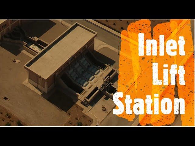 Inlet Lift Station In Shiraz Waste water treatment plant (Water protection   Save the life )