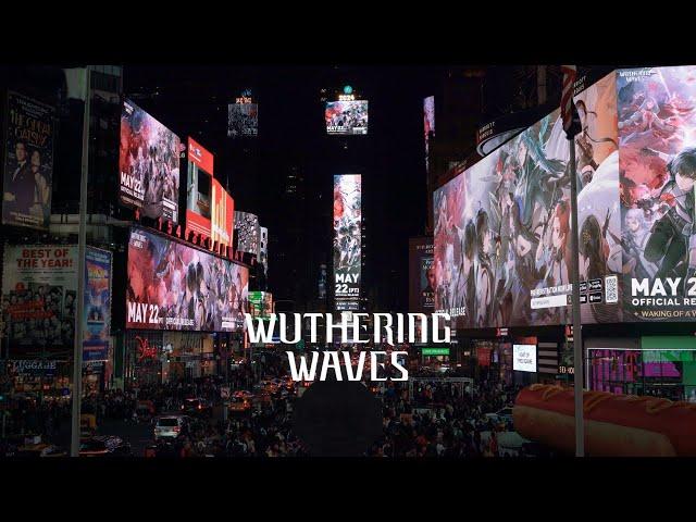 Wuthering Waves On The Big Screen In New York's Times Square