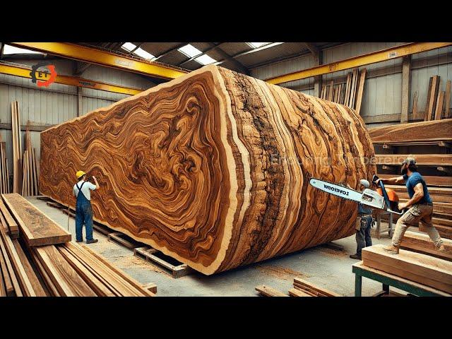 The Secret Behind Giant Wooden Tables: Discover The Wooden Table Production Process #294