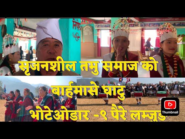 बाह्र्मासे  घाटुघाटु#सृजनशिल तमु समाज#viralvideo २०८१