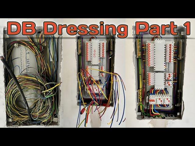 How to Do DB Dressing and Termination | Three Phase DB  Dressing | Electrical Work | ElectroDubai