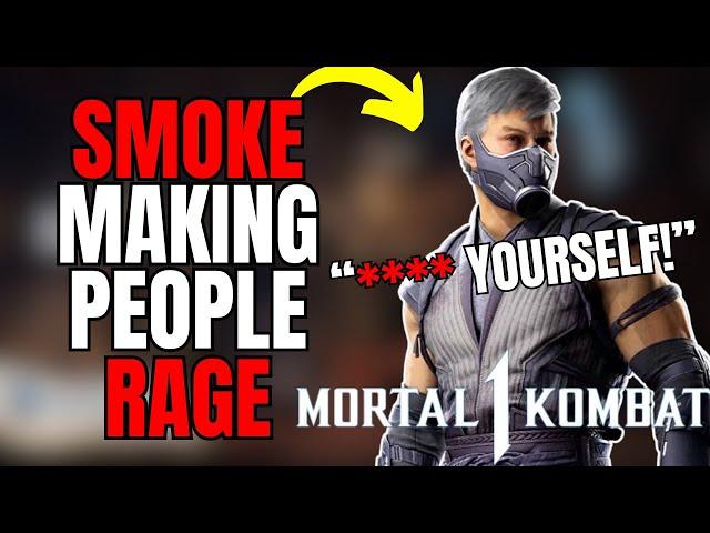 Making People RAGE Using SMOKE In Kombat League! - Mortal Kombat 1 - Smoke Gameplay