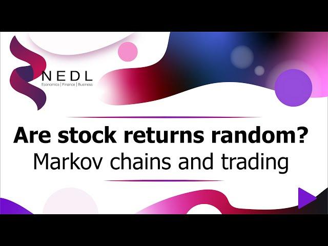 Do stock returns follow random walks? Markov chains and trading strategies (Excel)