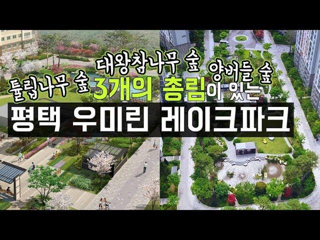 [전지적 드론 시점] 계절감을 느낄 수 있는 평택 우미린 레이크파크 조경 | 삼성물산 리조트부문