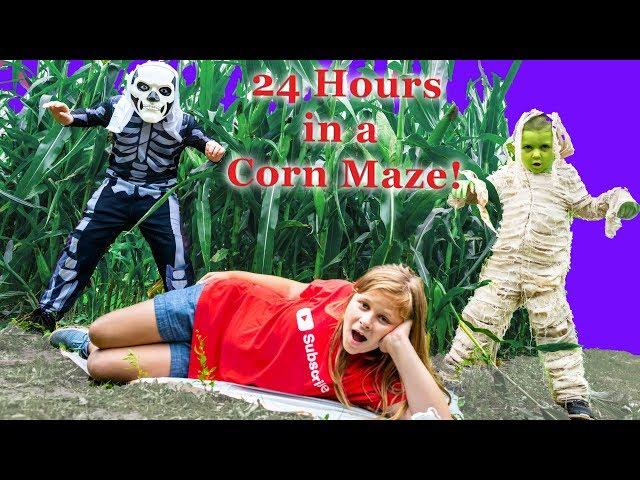 Assistant spends 24 hours in Halloween Corn Maze With Batboy Ryan