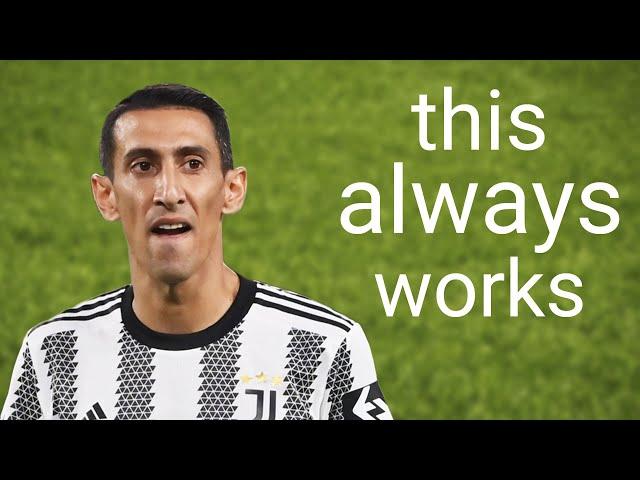 I think I found Di Maria's favourite shot...