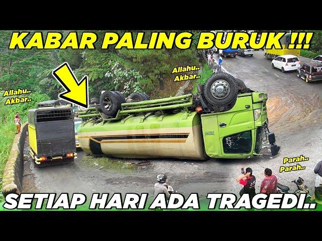 MENCEKAM !!! Kabar Paling Buruk Pagi Ini, Innalillahi Tragedi Truk CPO Terbalik di Sitinjau Lauik