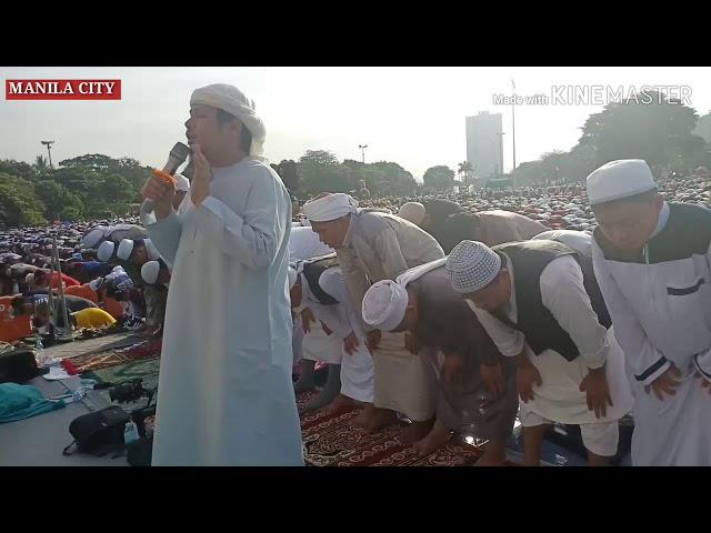 Eid ALFITR 2019 at the Rizal Park, Manila Philippines