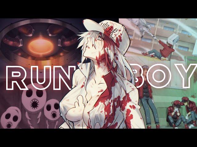 Sataraku Saibou Black | AMV | Run Boy Run