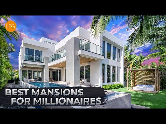 2 HOUR TOUR OF THE MOST LUXURIOUS HOMES & MANSIONS OF MILLIONAIRES