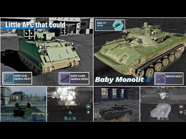 Mwt tank battles M113 Hellfire (mk2 mk3 missiles) & BMD3 rare vehicles of tier III gameplay