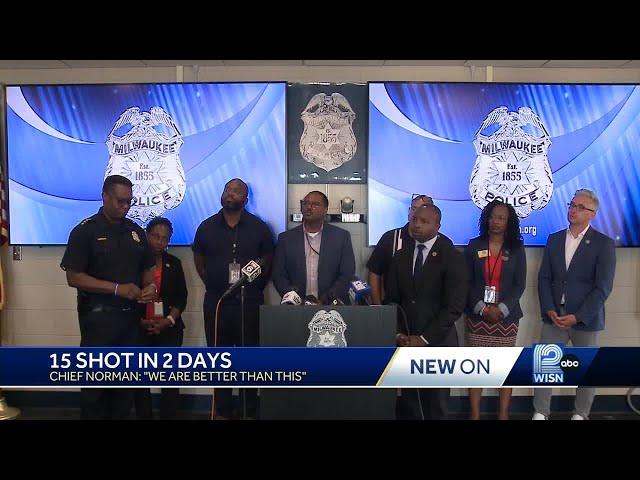 'We are better than this.' City leaders condemn string of Milwaukee shootings