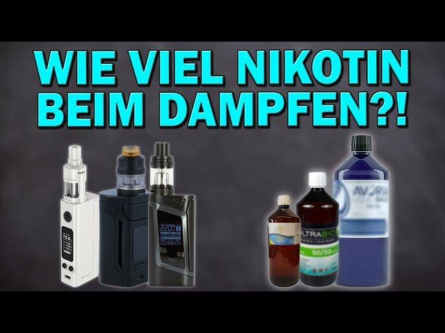 WIE VIEL NIKOTIN BEIM DAMPFEN? #101 Anfängerfragen