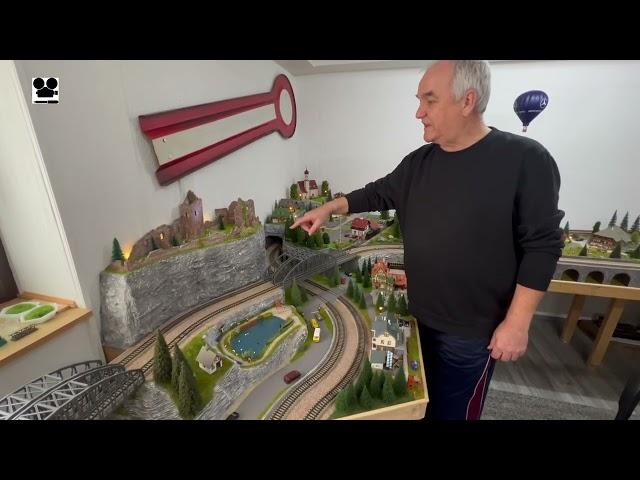 Die Märklin Anlage ist endlich fertig - Für Michael ein Highlight