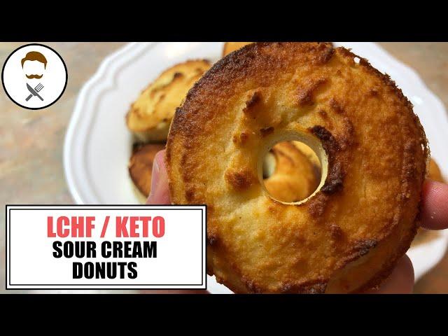 Sour Cream Donuts || The Keto Kitchen