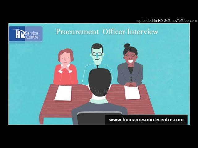 Procurement Officer Interview