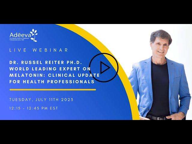 Dr. Russel Reiter Ph.D. World Leading Expert on Melatonin