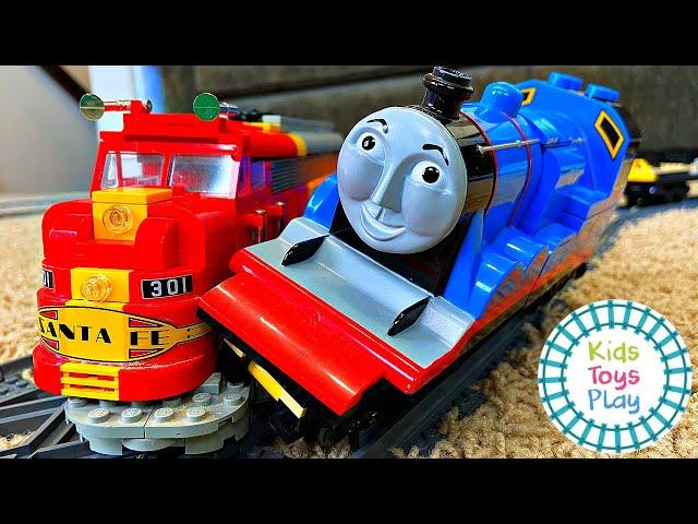 High Speed LEGO Train Crashes