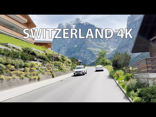 Switzerland 4K - Scenic Drive - Stunning Grindelwald