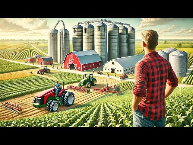 MEGA FARM on FLAT MAP From $0 NO LEASING | SUPERCUT | Farming Simulator