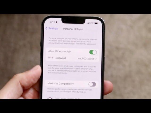 How To Setup iPhone Hotspot! (2022)