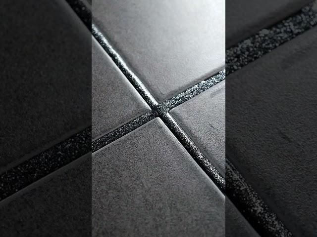 Tile Joint Black Satisfying video #8 #satisfying #oddlysatisfying #shorts
