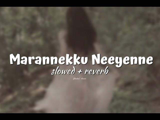 Marannekku neeyenne ( 𝗦𝗹𝗼𝘄𝗲𝗱 + 𝗿𝗲𝘃𝗲𝗿𝗯 )