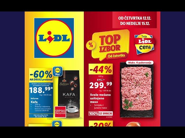 Lidl Србија letak od 12. 12. 2024