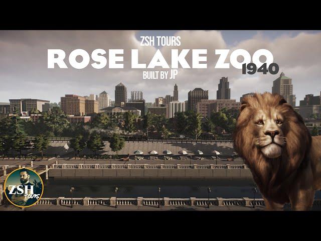Rose Lake Zoo Tour ¦ Incredible 1940s City Zoo by JP ¦ Planet Zoo Best Zoo Tours