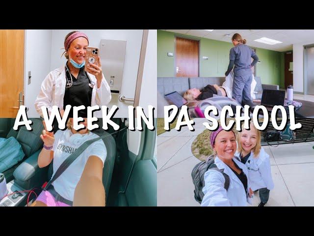 A WEEK AS A PA SCHOOL STUDENT: studying for exams, feeling burnt out, & more!