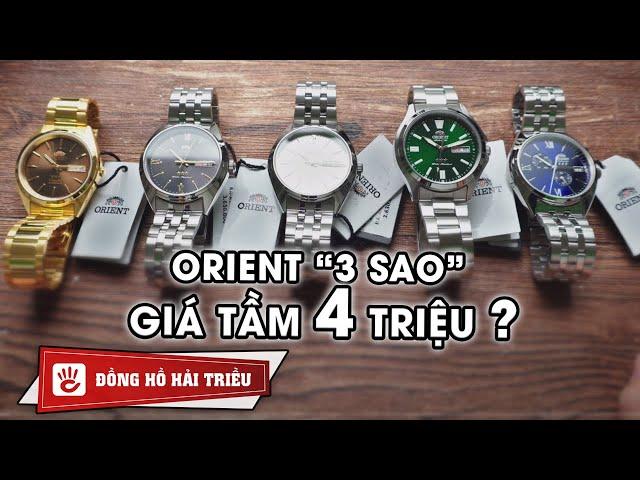 Top 5 đồng hồ Orient 3 sao siêu đẹp, tầm giá 4 triệu đồng