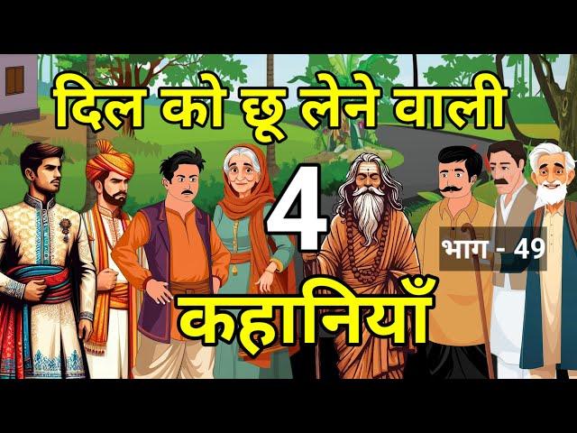  दिल को छू लेने वाली 4 कहानियाँ | Heart touching Stories | Hindi Kahaniyan | नई कहानियाँ I लोककथा