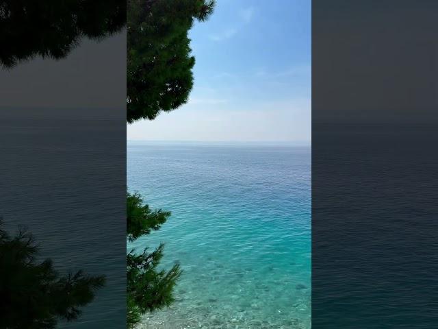 Promajna, where the mountains meet the sea ️️ #croatia #beach #paradise #adriaticsea #travelvlog
