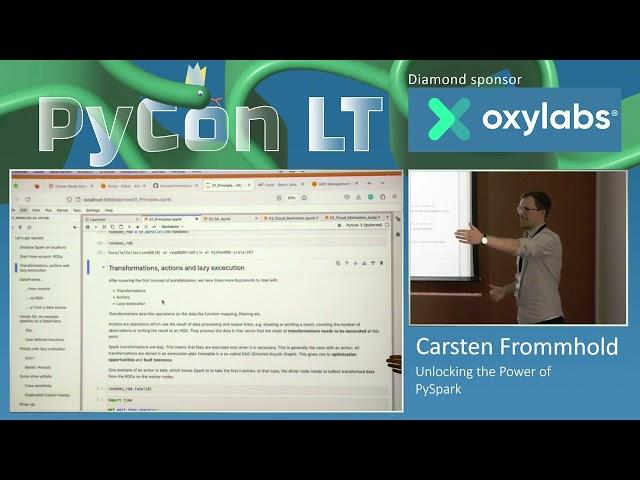 Carsten Frommhold  - Unlocking the Power of PySpark PyCon 2023