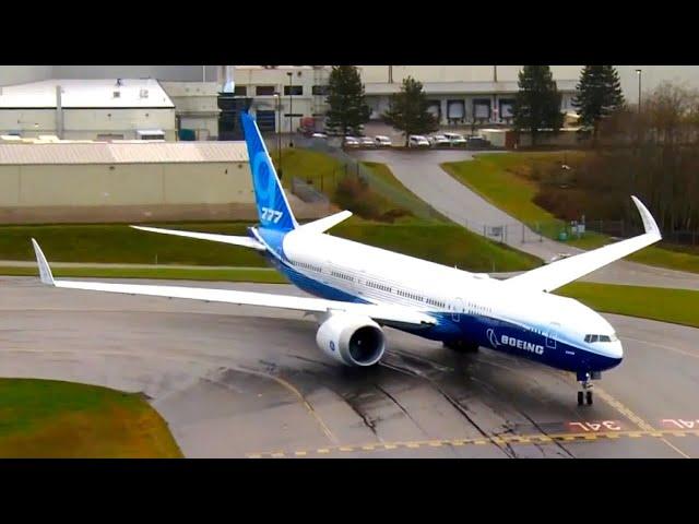 First flight of Boeing's 777X foldable-wing aircraft (full recap)