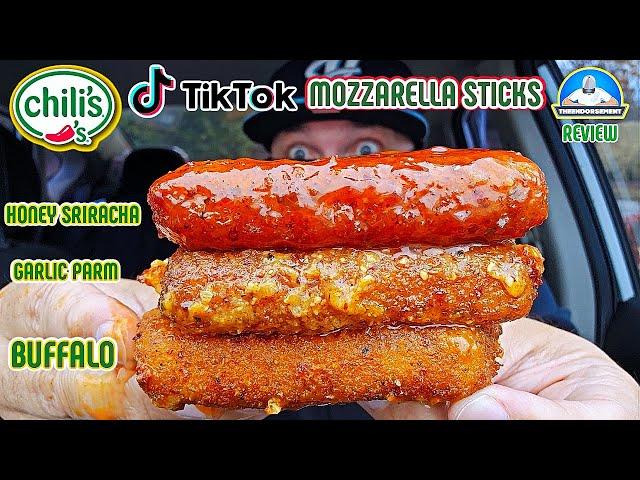 Chili's® Viral TikTok® Fried Mozzarella Review! | 3 Unique Flavors | theendorsement