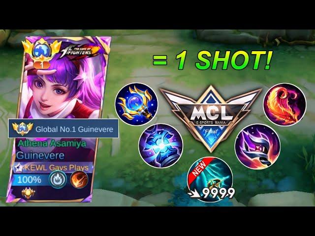 GUINEVERE PERFECT & AGGRESSIVE BUILD FOR 1 SHOT IN MCL FINALS! ( Guinevere best build 2024 )