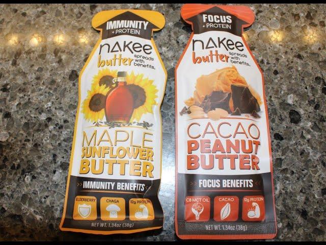 Nakee Butter: Maple Sunflower Butter & Cacao Peanut Butter Review