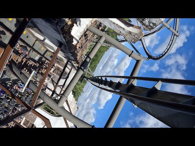 The Swarm [4K] Front Seat POV - Thorpe Park