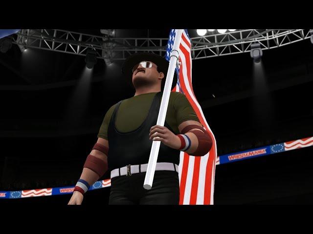 WWE 2K16 - Sgt. Slaugther (Entrance, Signature, Finisher)