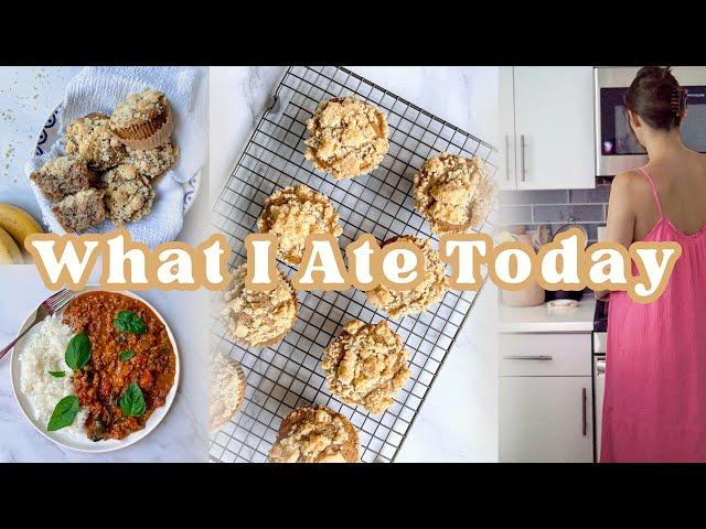 What I Ate Today ️ Unstuffed Peppers Recipe 🫑 Baking FLUFFY Muffins and more! 