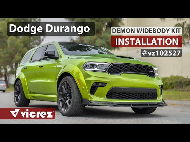 Vicrez Demon Widebody Kit vz102527 | Dodge Durango Hellcat (INSTALLATION)