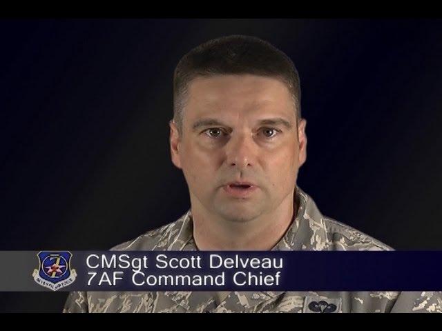 7AF Command CMSgt Delvea on Suicide