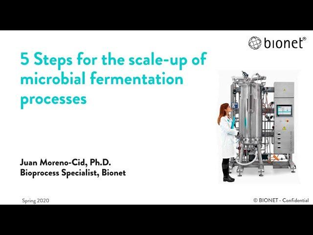 Webinar 1: 5 steps into the Scale-Up of Microbial Fermentation Processes