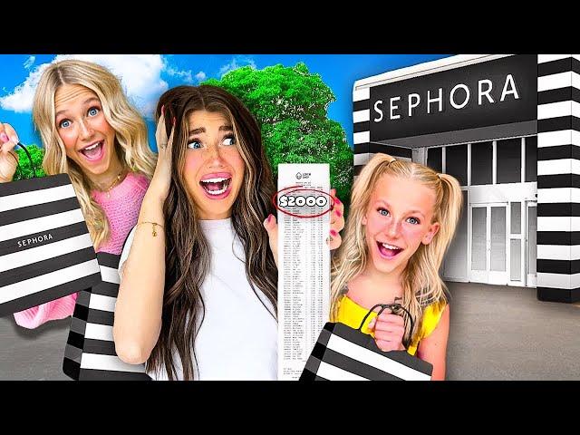 NO BUDGET SEPHORA CHALLENGE W/ My SiSTERS!