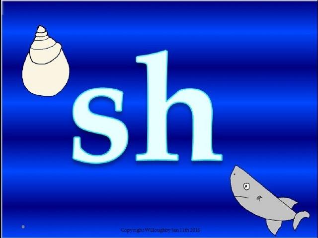 Fun with phonics. Song and movement. The “sh” digraph