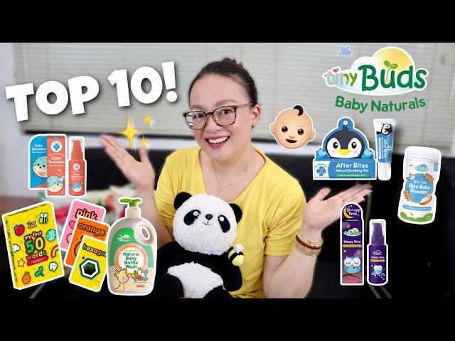 TOP 10! FAVORITE TINY BUDS BABY PRODUCTS | Newborn Baby Essentials | Nins Po