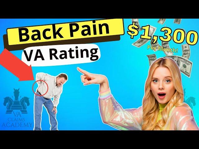 A Back Pain VA Rating Is A GOLD MINE & Here's Why