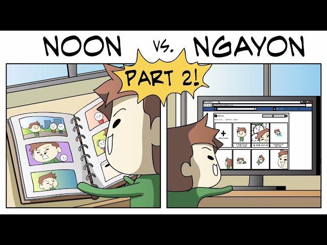 NOON vs NGAYON part 2 (INTERNET) | Pinoy Animation